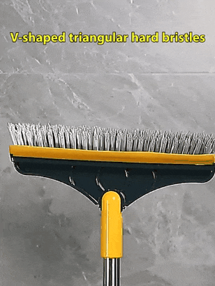 In Cleaning Scrub Brush With Long Handle Adjustable V-shaped Floor Brush  Scrubber 120 Degree Triangular Rotating Brush Head | monsoonempress.com