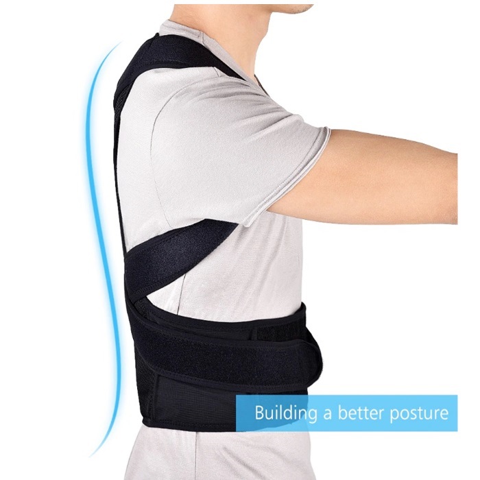 Buy Adjustable Back Brace Posture Corrector Back Support Shoulder