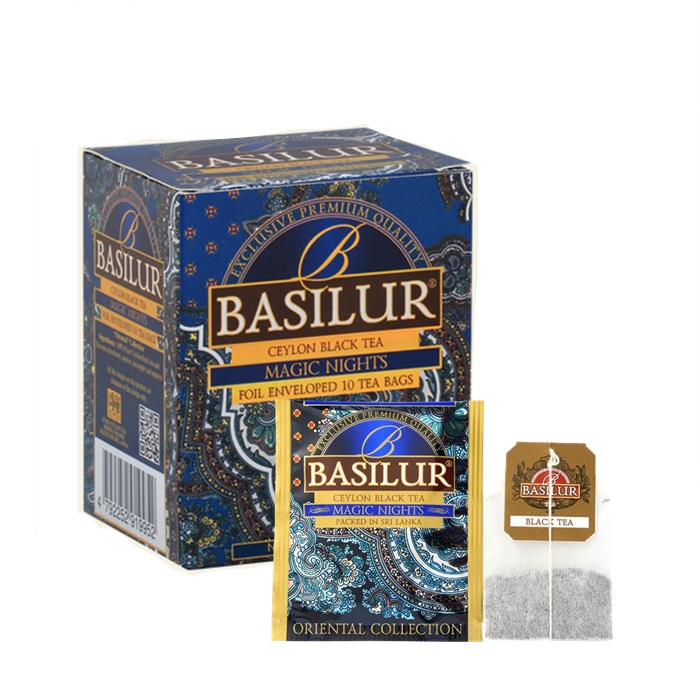 Basilur Ceylon Tea Oriental Collection – 10 Varieties Loose Leaf Tea, 100g, Sri Lanka