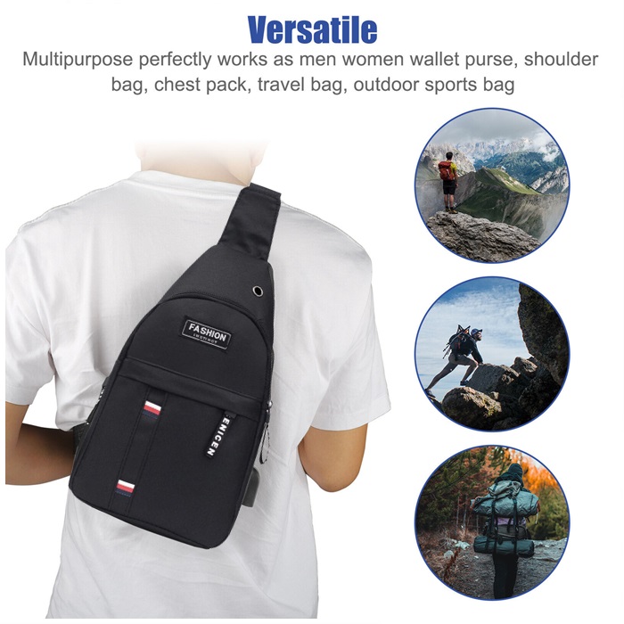 Dropship Crossbody Bags Men Multifunctional Backpack Shoulder Chest Bags to  Sell Online at a Lower Price