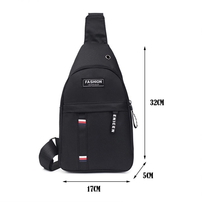 Buy Men’s Chest Bag Lightweight Outdoor Cross Body Single Shoulder Bag ...