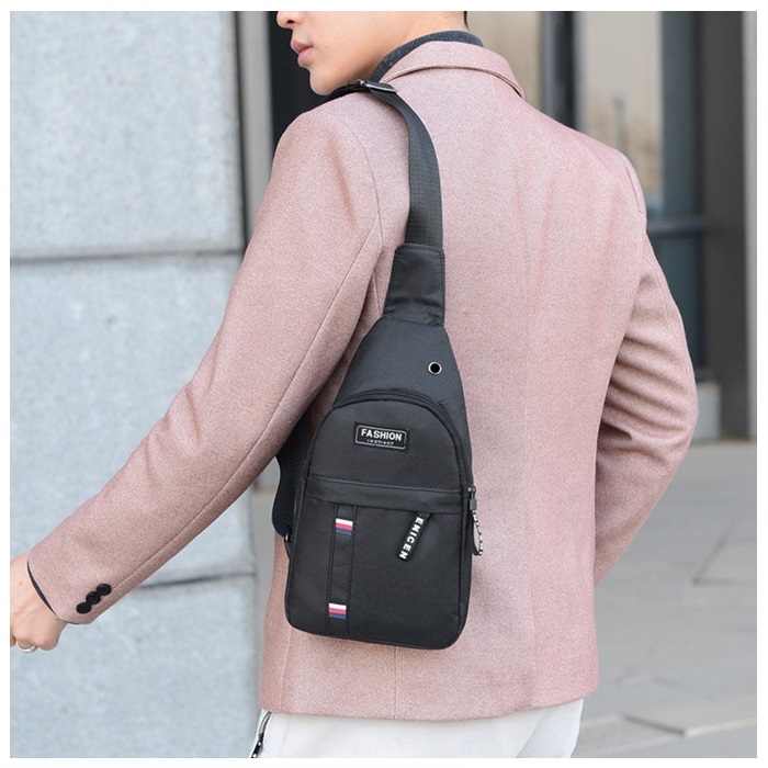 Buy Men’s Chest Bag Lightweight Outdoor Cross Body Single Shoulder Bag ...