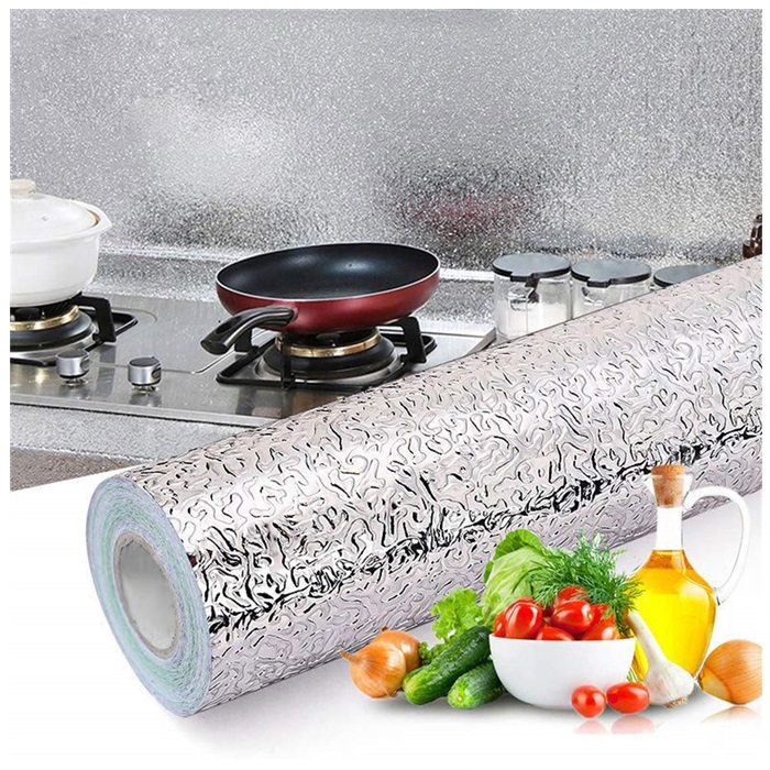 500cm sticky back plastic Waterproof and Oil Proof Aluminum Foil Youyijia Kitchen Oil Proof Aluminum Foil 40 