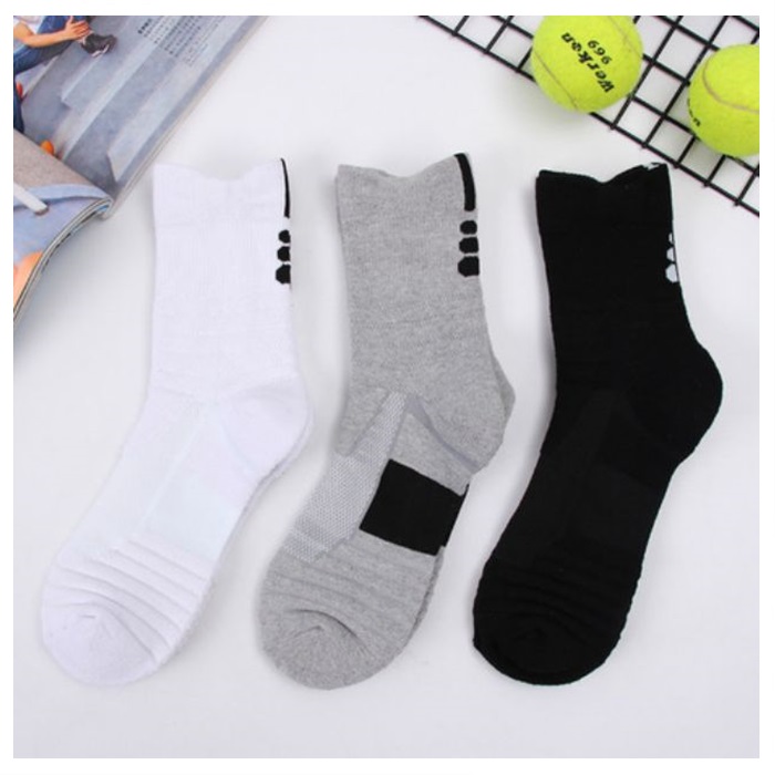 Buy Super Elite Premium Middle Cut Compression Sports Socks Suitable ...