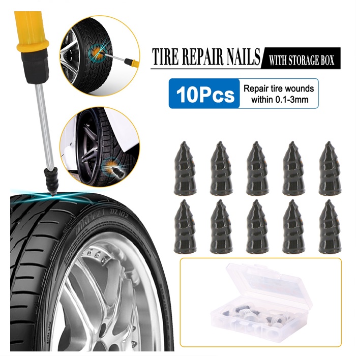 Tayar Repair Kit Car Tubeless Motorcycle Tubeless Tyre Puncture Repair Kit  Heavy Duty Tire Repair Tool Kit