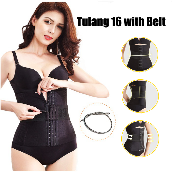 Buy Bengkung Deluxe 16 Tulang 2 Layer Waist Trainer Belt Bengkung Bersalin  2 Lapis Corset Girdle, car accessories, pet, electrical, cosmetics