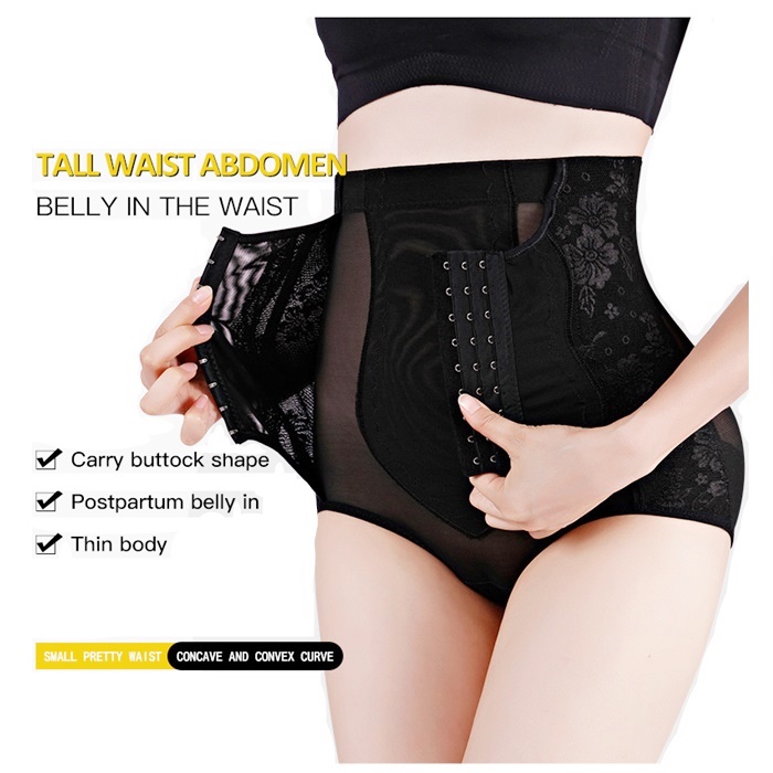 High Waist Tummy Control Pants Ladies Underwear Thong High Elastic High  Waist Body Shaping Corset Tummy Control