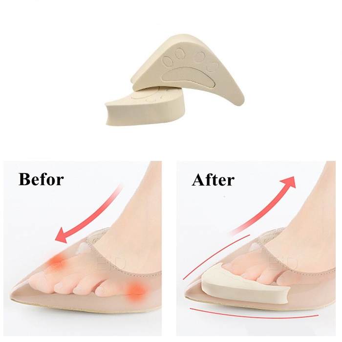 Buy 1 Pair Toe Protector High Heel Cushion Sponge Size Adjusting ...