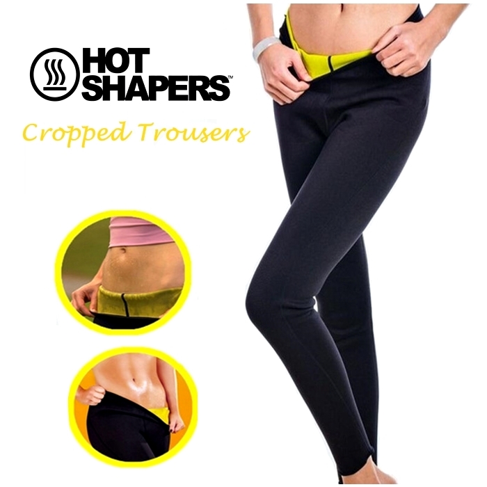 Buy Hot Shapers Cropped Trousers Fat Burner Slimming Pants OEM