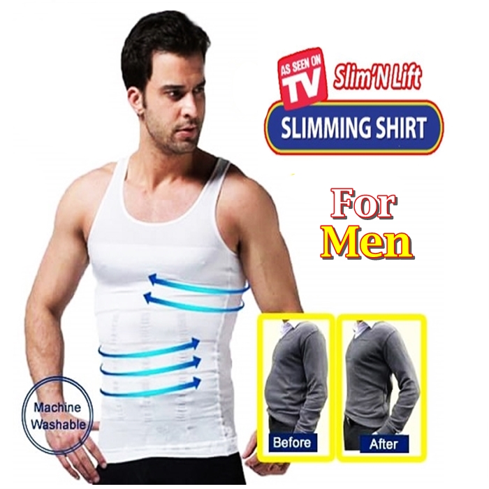 Original Slim N Lift Men Body Shaper Slimming Vest Singlet